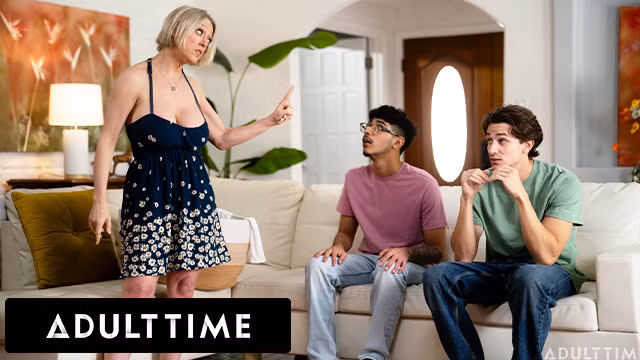 Adult Time - Horny Stepbrother Spitrost Joins In With Horny Stepmom Dee Williams