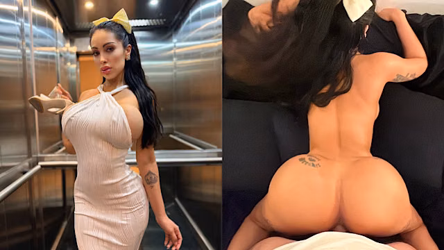 Perfect Girl Who Was Shy At First In The Elevator But Once She Hit The Switch Wow❗️Lana Myers